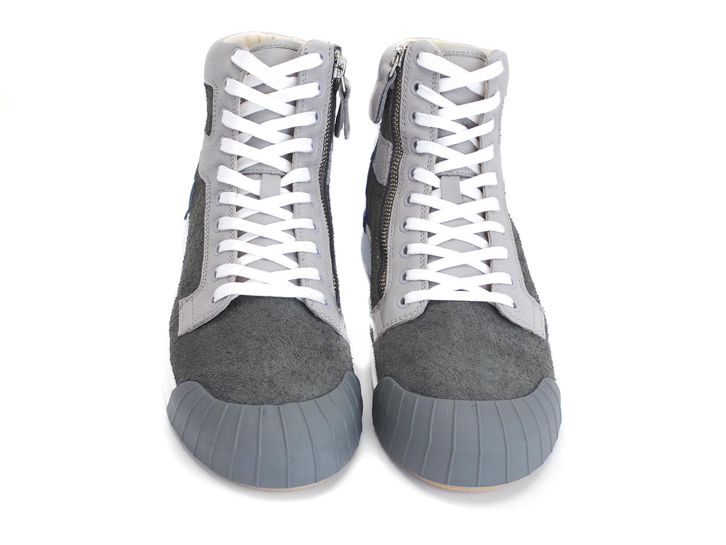 Shackleton Super High Gris Espadrille à tige haute: Front