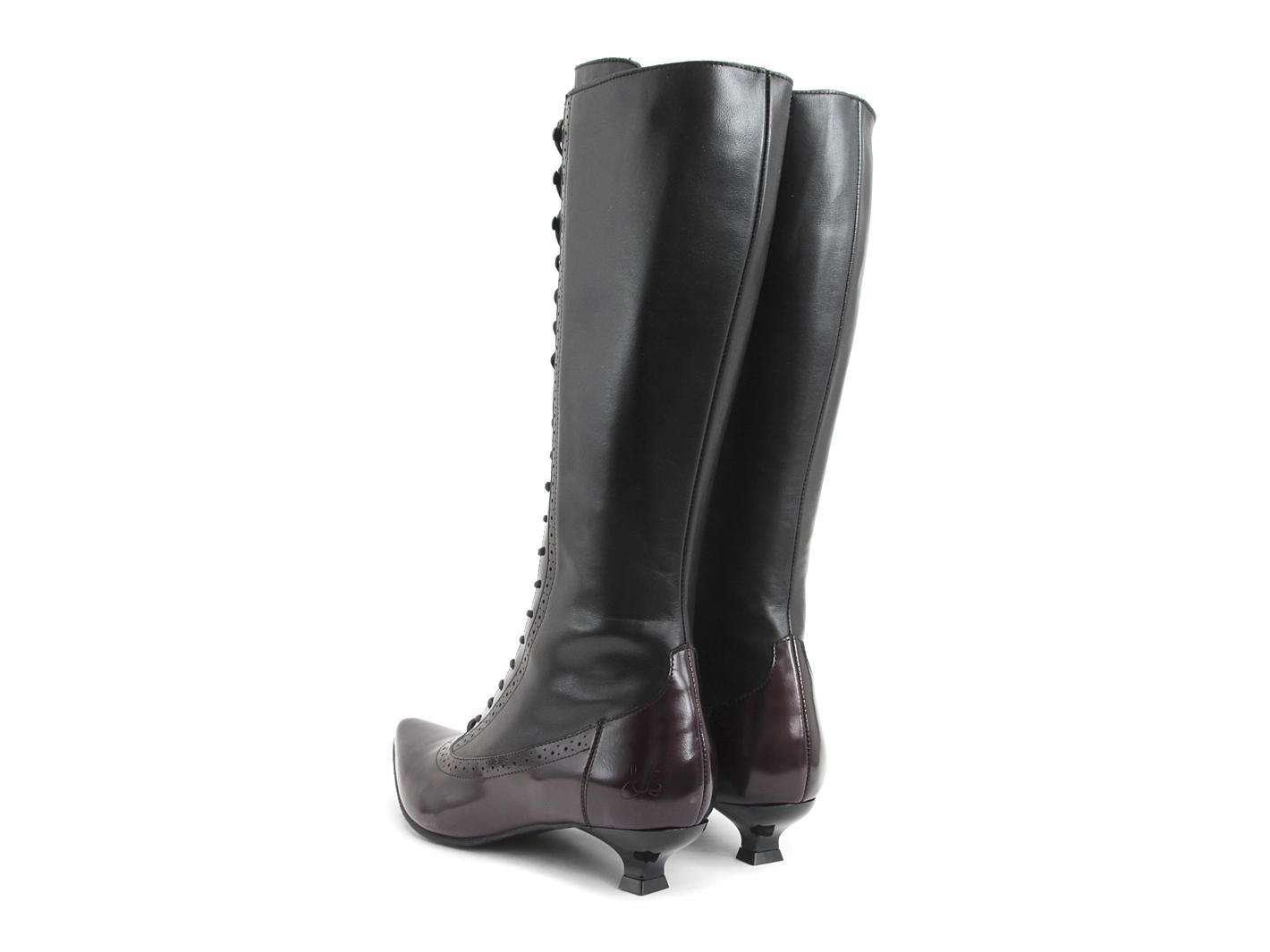 Sherry Bourgogne Tall Lace-Up Boot: Back