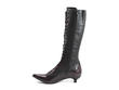 Sherry Bourgogne Tall Lace-Up Boot: Profile inside