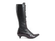 Sherry Bourgogne Tall Lace-Up Boot: Profile outside