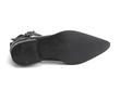 Sinead Black Skull-buckled flat shoe: Sole