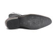 Skin Black Spiral-Zip Leather Boot: Sole