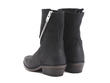Skin Noir Spiral-Zip Leather Boot: Back