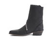 Skin Noir Spiral-Zip Leather Boot: Profile inside