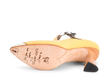Somani Jaune Talon salomé avec broderie: Sole