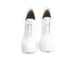 Sova Sundae White Heeled platform lace-up: Front
