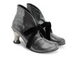 Sparkler Silver Silver lace-up bootie: Quarter view