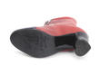 Spellbound Red & Blue Capped toe lace-up boot: Sole