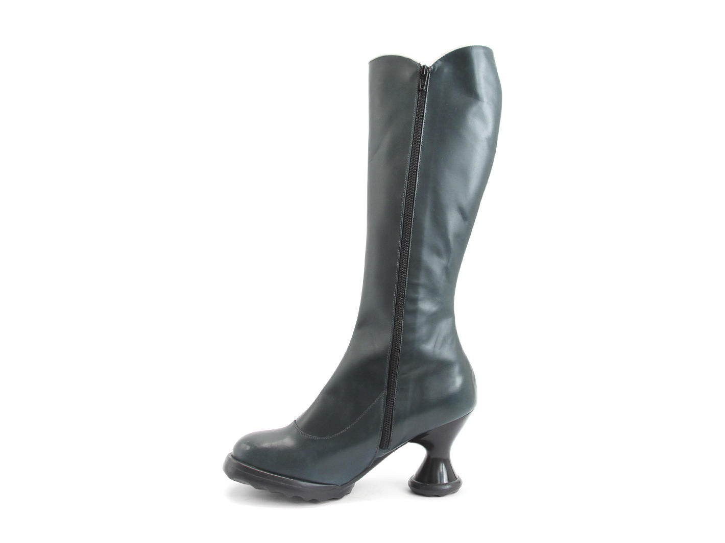 Sugar Marine Knee-High Lace-up Boot: Profile inside