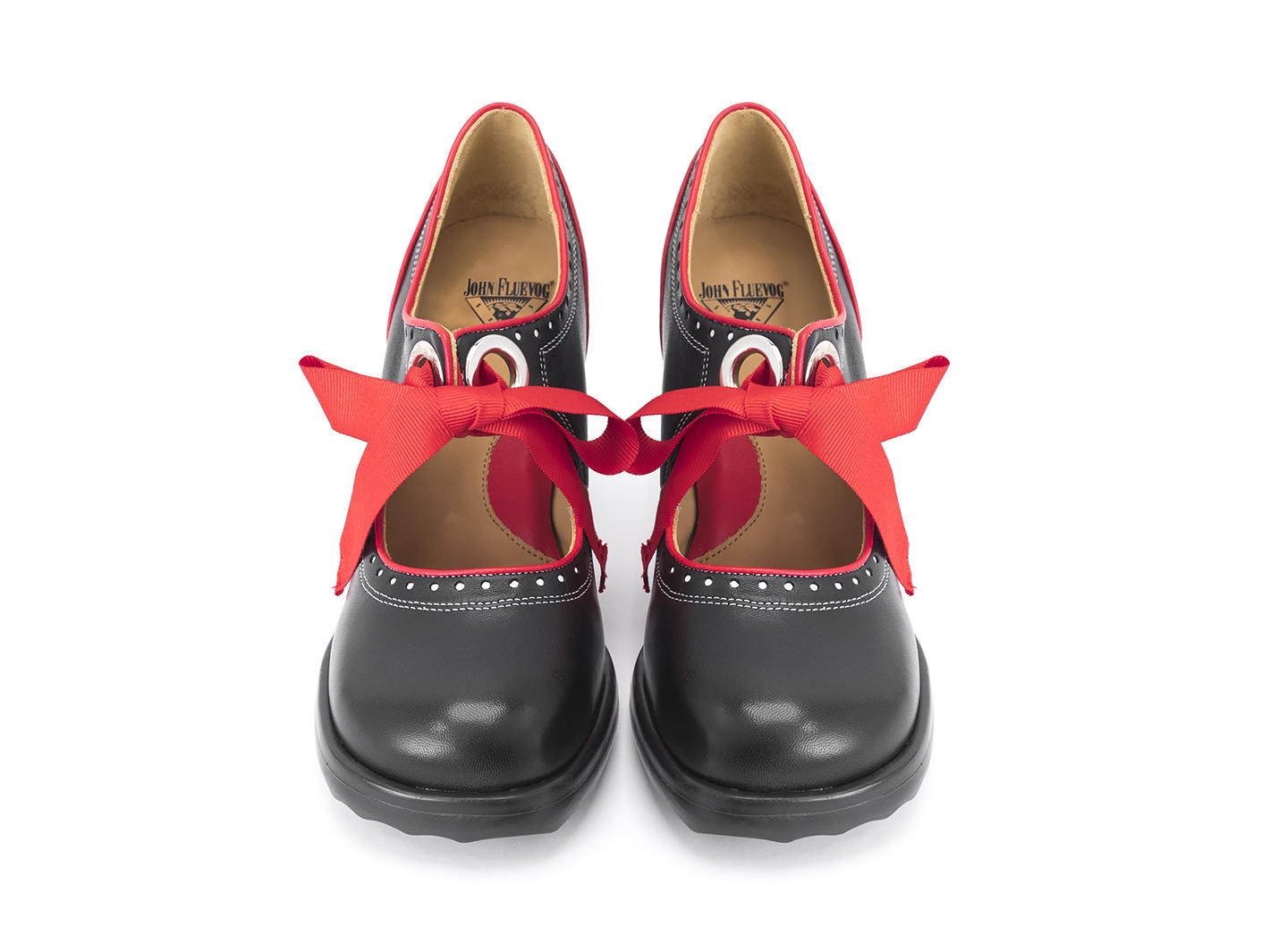 Sugarsnap - Black | Mary jane with ribbon | Fluevog Shoes