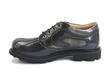 Supervog: Women’s Blue, Grey & Black Classic Lace-up Derby: Profile inside
