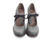 Tag Blue Lace-Up Mary Jane Heel: Front