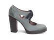 Tag Blue Lace-Up Mary Jane Heel: Profile outside