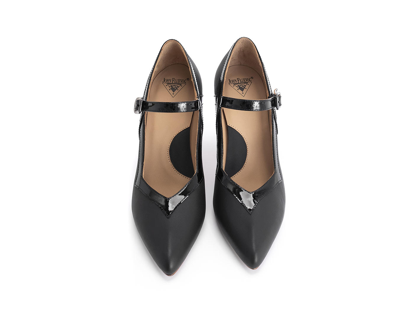 Tango Black Mary jane heel: Front