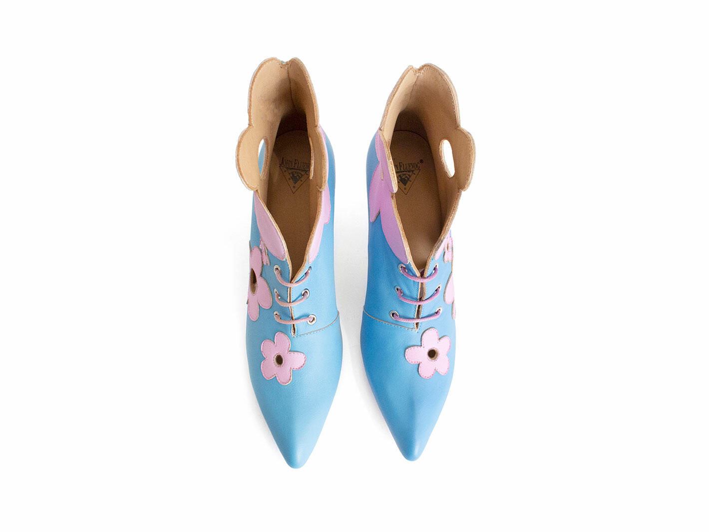 Tauri Bleu/Lilas Bottillon floral: Front