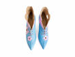 Tauri Blue/Lilac Flower ankle boot: Front