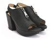 Tent Noir Open Toe Platform Sandal: Quarter view