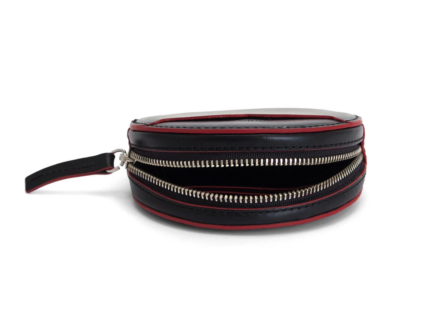 The Beaufort Belt Black Leather belt with pouch