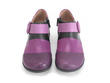 Tina Pink/Black Contrast buckle shoe: Front