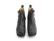 Tinder Black Leather Platform Boot: Front