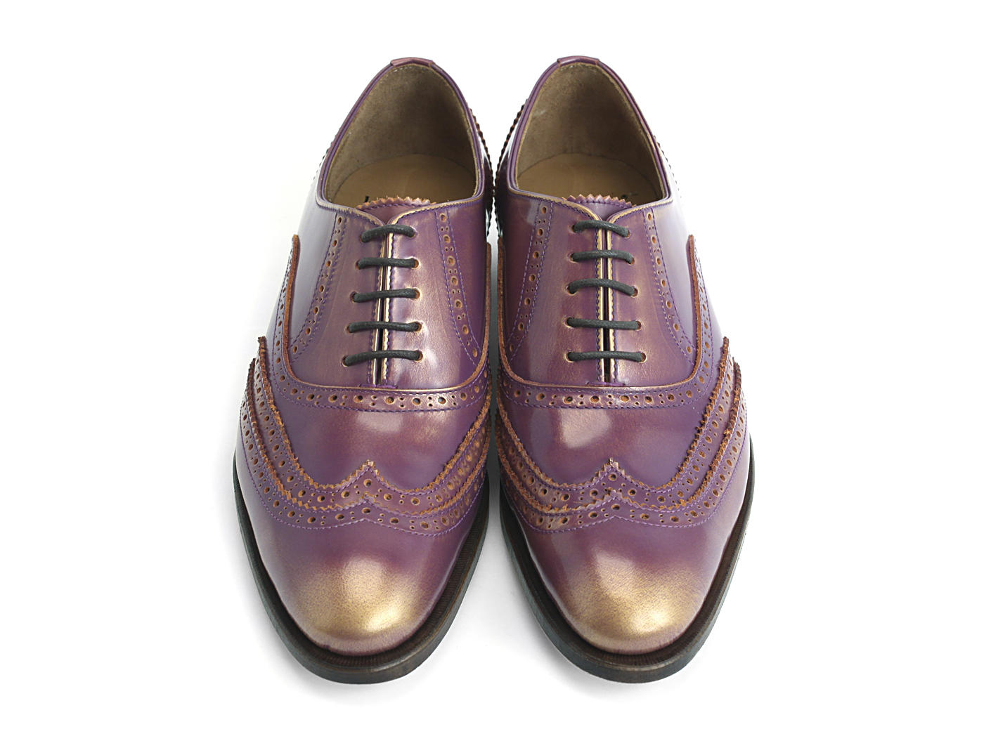 Toledo Violet Richelieu à double bout golf: Front
