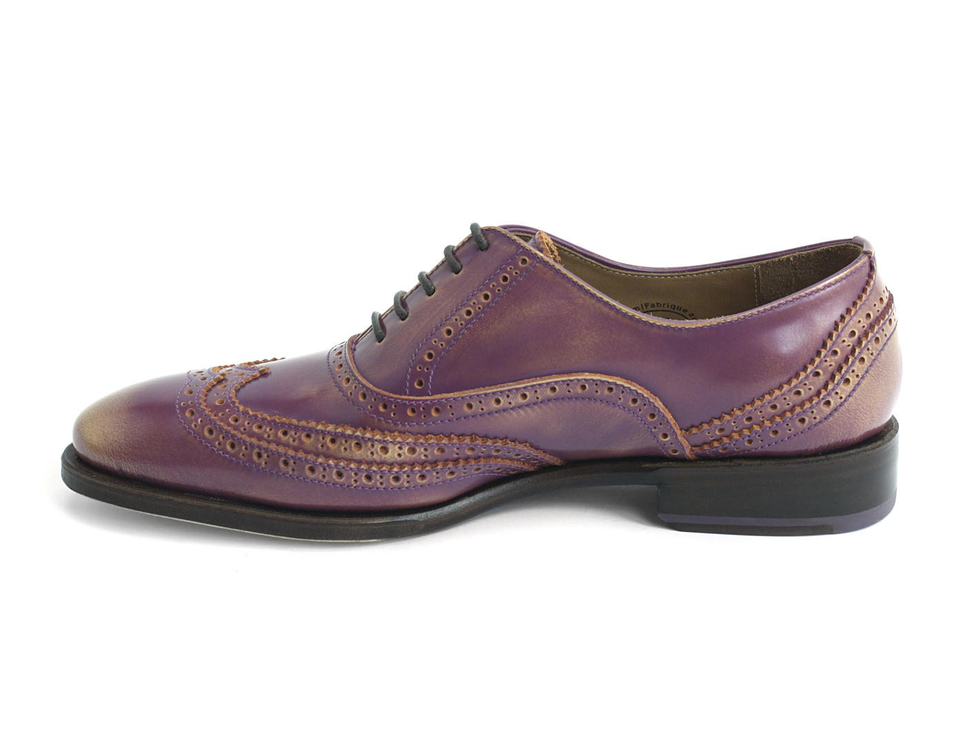 Toledo Violet Richelieu à double bout golf: Profile inside