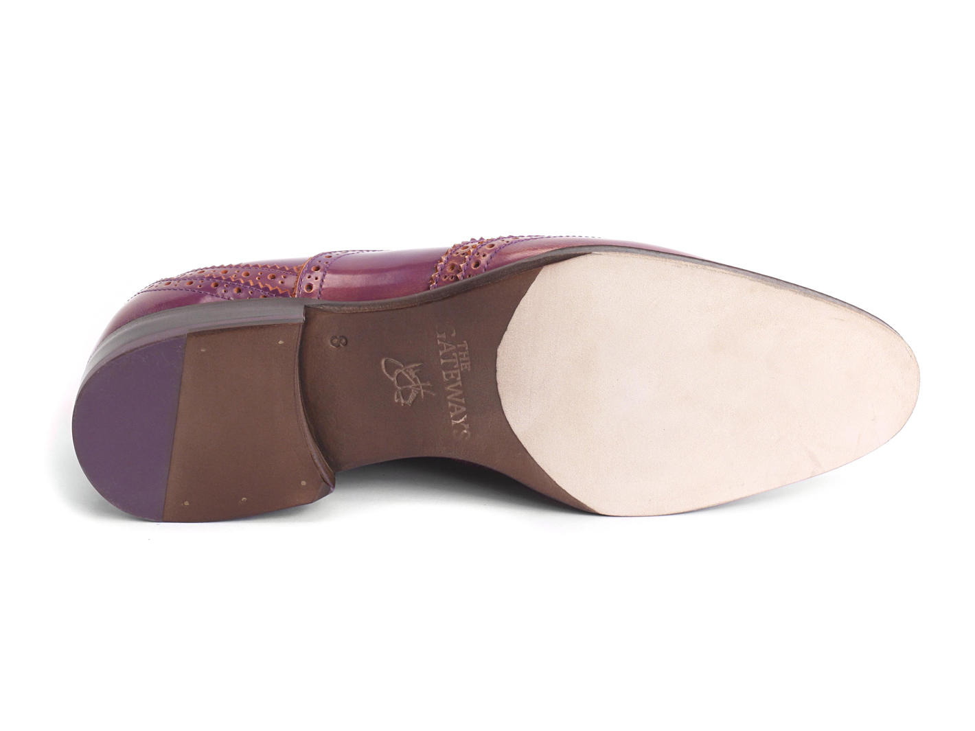 Toledo Violet Richelieu à double bout golf: Sole