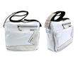 Tough Love Spank Shoulder Bag White Shiny with Scratch Leather