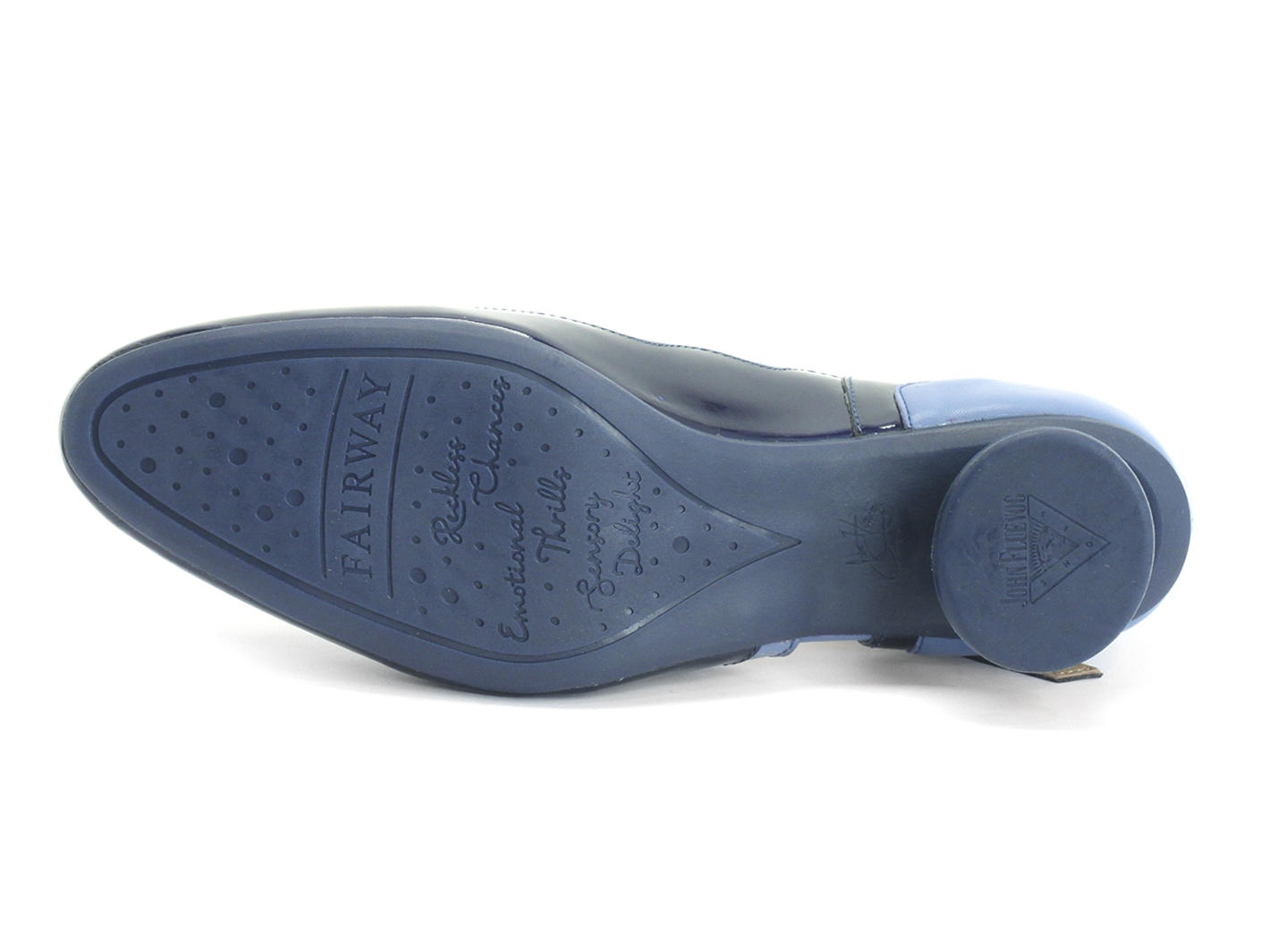 Trivialis Blue Wavy mary jane: Sole