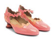 Trivialis Pink Wavy mary jane: Quarter view