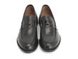 Tuscan Black Classic penny loafer: Front