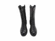 Vagabond Black Tall Lace-Up Boots: Front