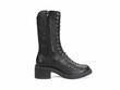 Vagabond Black Tall Lace-Up Boots: Profile inside