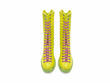 Vagabond Lime Green Tall Lace-Up Boots: Front