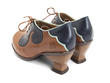 Viv Brun & marine Low-heeled Leather Lace-up