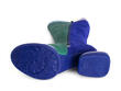 Warhol Blue/Green Multi Leather Boots: Sole
