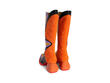 Warhol Orange/Yellow/Black Multi Leather Boots: Back