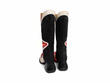 Warhol Raspberry Multi Multi Leather Boots: Back