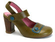 Wilhelmina Vert Olive & Turquoise