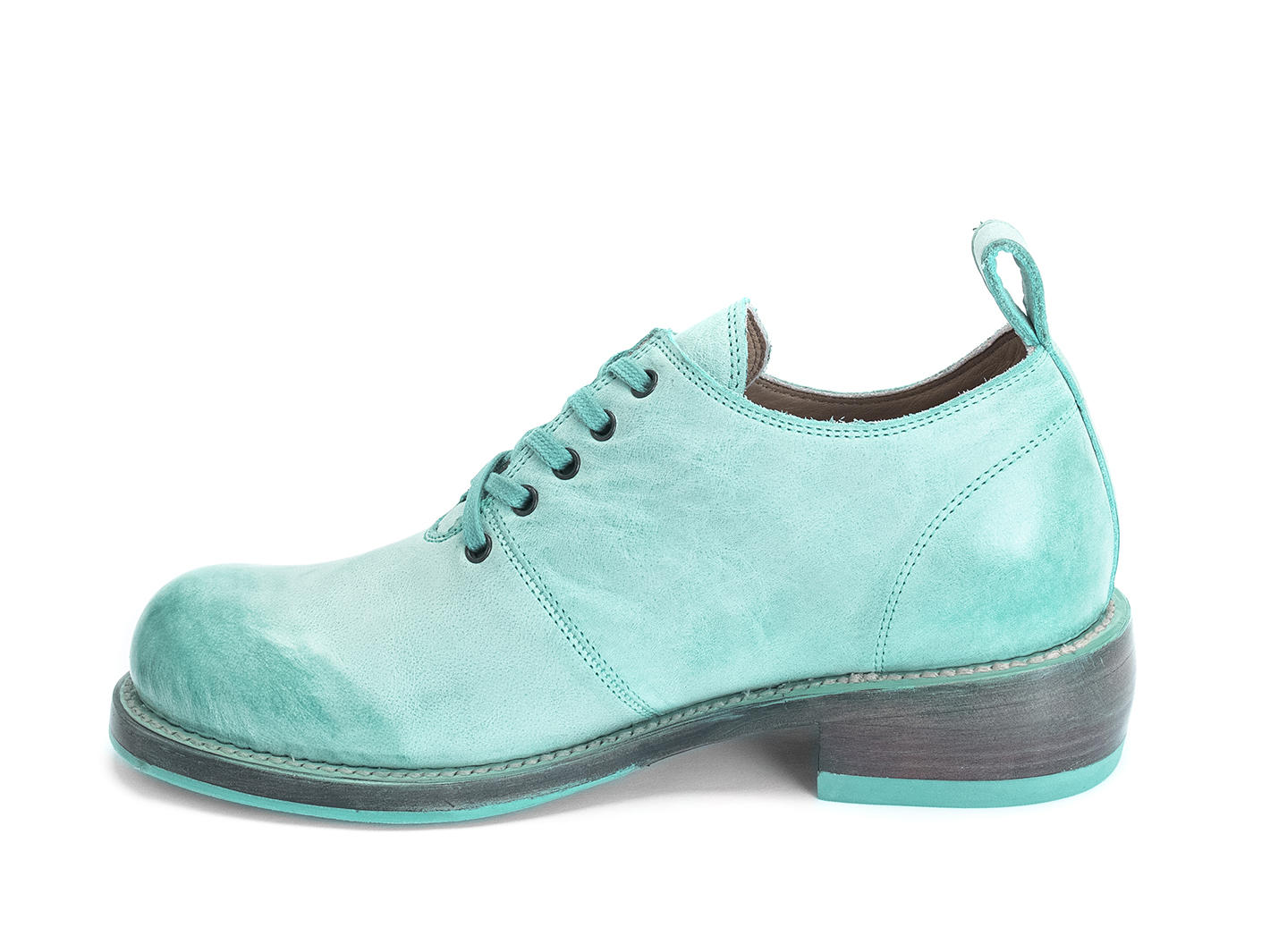 Winch Turquoise Wholecut shoe: Profile inside