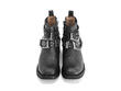 Wolverhampton Pewter Ankle boot with hardware: Front