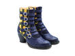 Woodland Plaid Strappy ankle boot: Quarter view