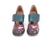 Zaza Floral rouge Wide-Strap Mary Janes: Front