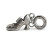 Zaza Shoe Charm Silver Stainless steel shoe pendant