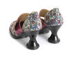 Zaza Tapisserie/Rouge Wide-Strap Mary Janes: Back