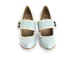 Zewde Blue Retro Mary Janes: Front