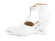 Zoomies White T-strap wedge heel: Profile inside