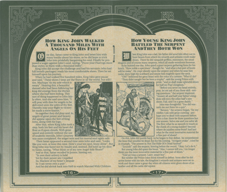 Way Back Wednesday: King John the Biodegradable