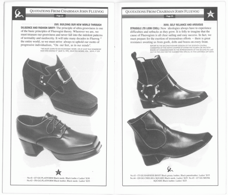 Way Back Wednesday: Quotations from Chairman John Fluevog