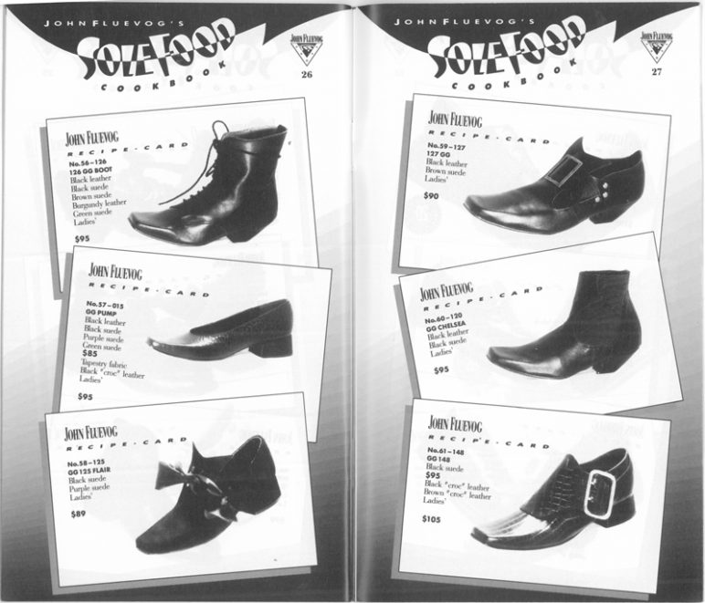 Way Back Wednesday: Academy of Cuisine Sole Food Cookbook & Shoe Catalogue